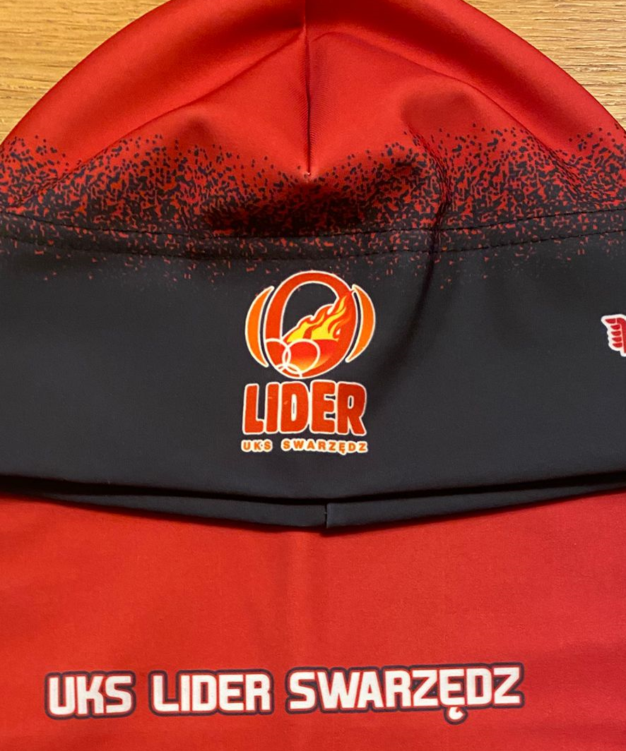 Zestaw treningowy czapka termoaktywna + komin UKS Lider Swarzędz